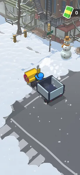 Взломанная Snow shovelers — simulation (Сноубордисты)  [МОД Много монет] — последняя версия apk на Андроид screen 1