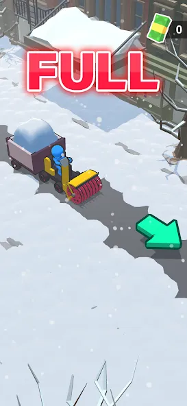 Взломанная Snow shovelers — simulation (Сноубордисты)  [МОД Много монет] — последняя версия apk на Андроид screen 2