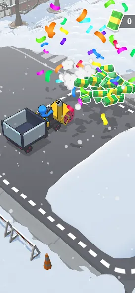 Взломанная Snow shovelers — simulation (Сноубордисты)  [МОД Много монет] — последняя версия apk на Андроид screen 3