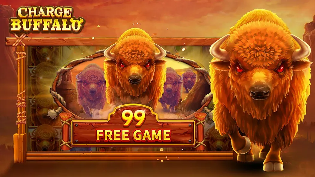 Взлом Charge Buffalo Slot-TaDa Games (Чардж Буффало Слот)  [МОД Бесконечные монеты] — стабильная версия apk на Андроид screen 2