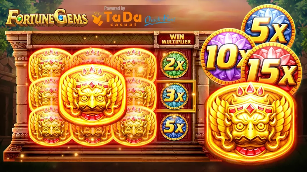 Скачать взлом Slot Fortune Gems-TaDa Games (Слот Форчун Гемс)  [МОД Menu] — последняя версия apk на Андроид screen 1