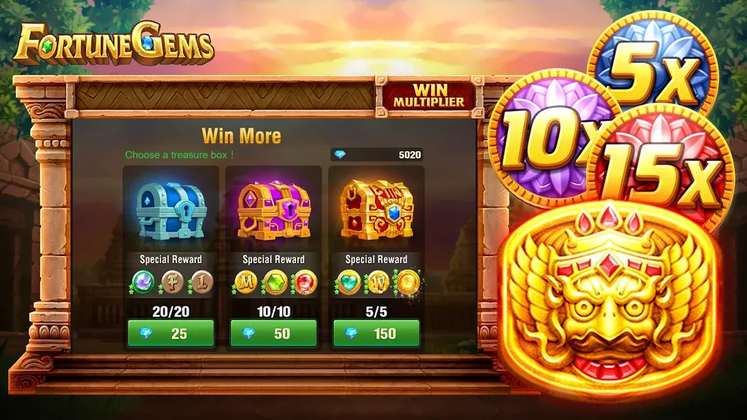 Скачать взлом Slot Fortune Gems-TaDa Games (Слот Форчун Гемс)  [МОД Menu] — последняя версия apk на Андроид screen 4