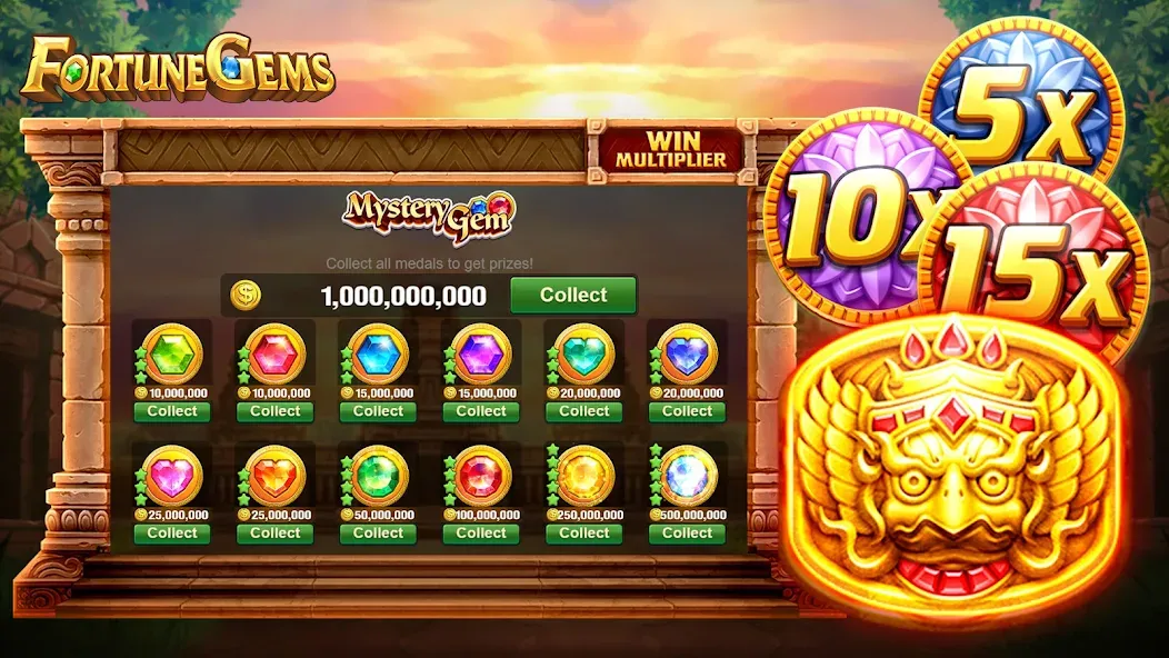 Скачать взлом Slot Fortune Gems-TaDa Games (Слот Форчун Гемс)  [МОД Menu] — последняя версия apk на Андроид screen 5