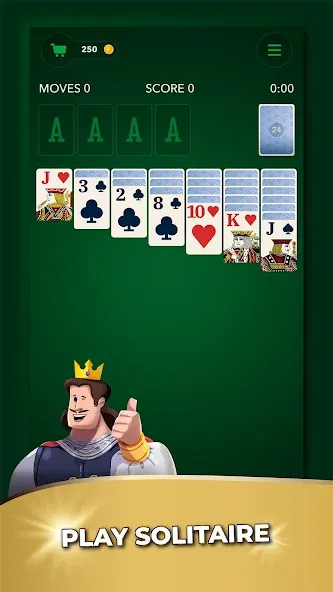 Взломанная Solitaire Guru: Card Game  [МОД Menu] — полная версия apk на Андроид screen 1