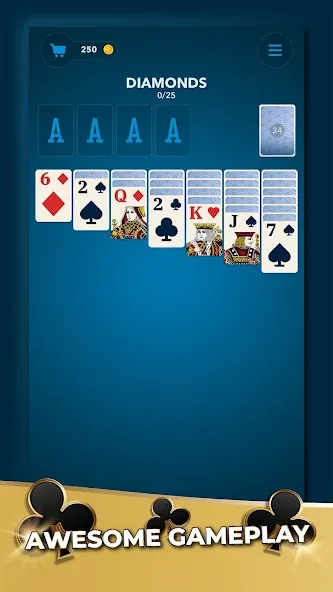 Взломанная Solitaire Guru: Card Game  [МОД Menu] — полная версия apk на Андроид screen 2