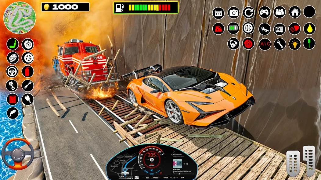 Скачать взлом Rampa Car Game: GT Car stunts (Мега Рэмпс)  [МОД Mega Pack] — последняя версия apk на Андроид screen 1