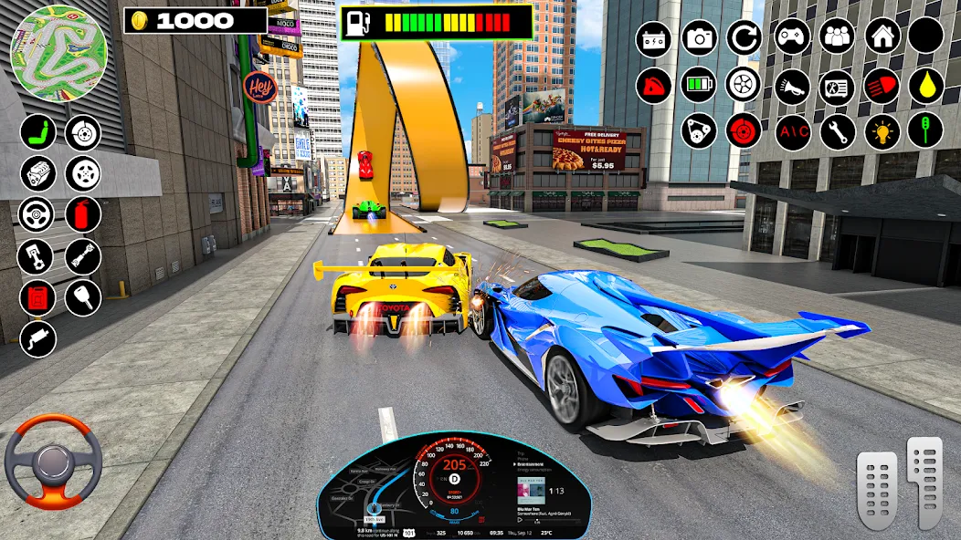 Скачать взлом Rampa Car Game: GT Car stunts (Мега Рэмпс)  [МОД Mega Pack] — последняя версия apk на Андроид screen 4