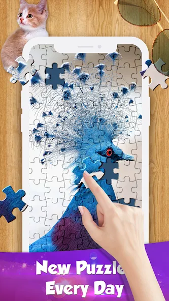 Взломанная Jigsaw Go — Classic Jigsaw Puz (Джигсоу Го)  [МОД Все открыто] — стабильная версия apk на Андроид screen 4