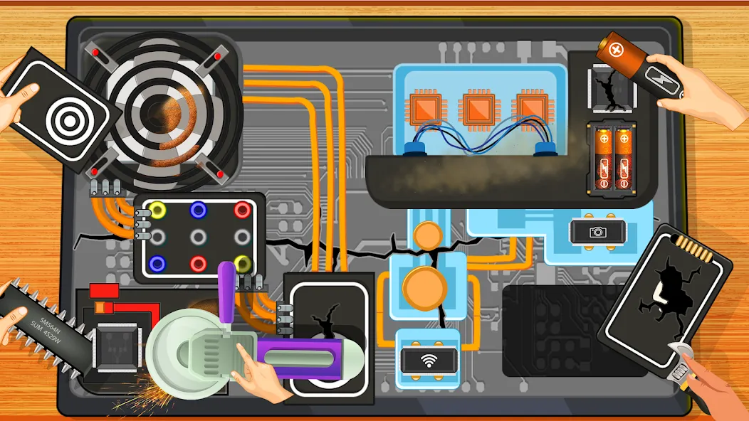 Взлом Electronics Repair Master  [МОД Menu] — полная версия apk на Андроид screen 1