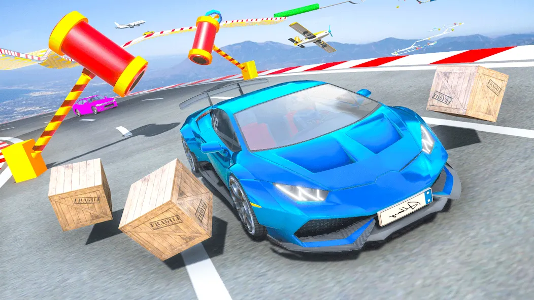 Взломанная Ramp Car Games: GT Car Stunts (Рамп Кар Игры)  [МОД Все открыто] — последняя версия apk на Андроид screen 4