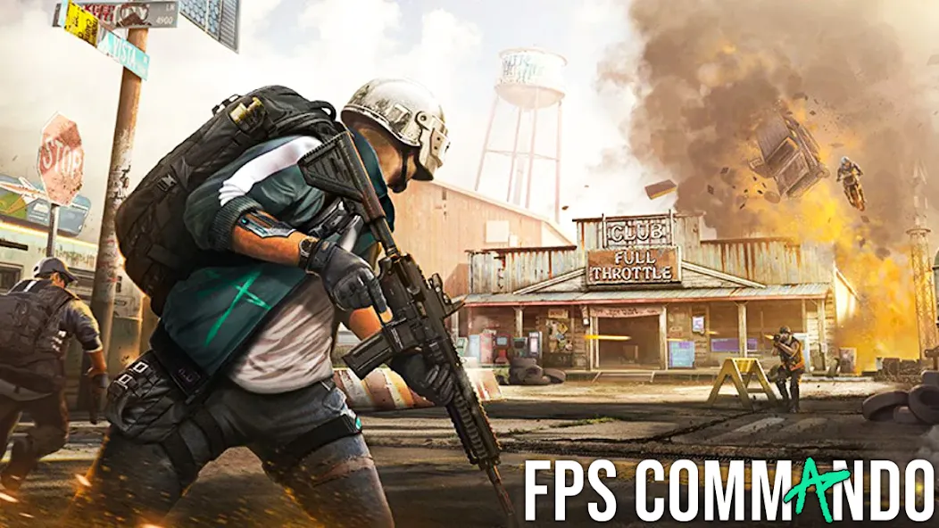 Взломанная FPS Commando Shooter Games (ФПС Коммандо Шутер Игры)  [МОД Unlimited Money] — последняя версия apk на Андроид screen 5