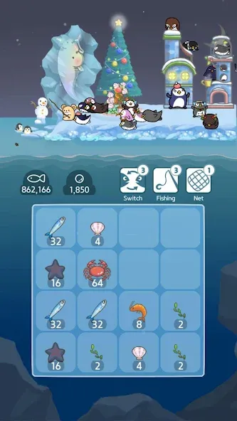 Скачать взлом 2048 Penguin Island  [МОД Mega Pack] — стабильная версия apk на Андроид screen 1