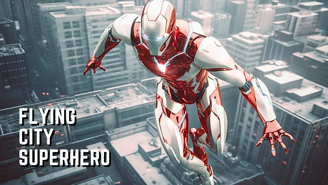 Скачать взлом Super hero Flying iron jet man  [МОД Много монет] — последняя версия apk на Андроид screen 1