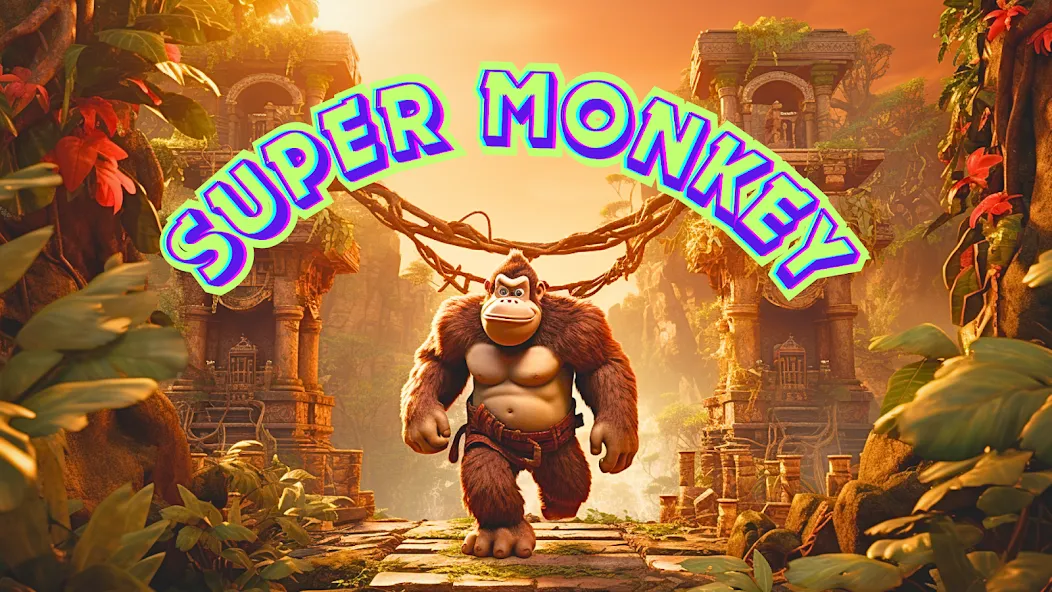 Взлом Monkey jungle run kong gorilla  [МОД Бесконечные деньги] — стабильная версия apk на Андроид screen 1