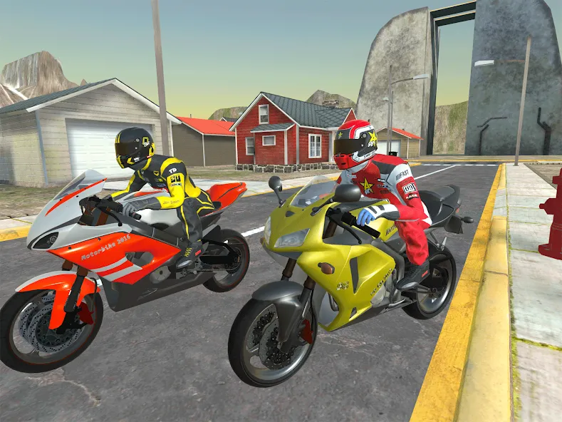 Скачать взлом Moto bike Driving: Mega Ramp  [МОД Все открыто] — последняя версия apk на Андроид screen 2