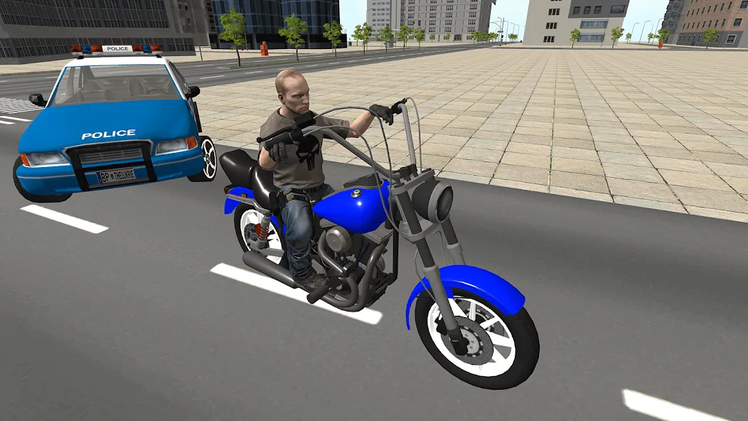 Скачать взломанную Bike Driving: Police Chase  [МОД Все открыто] — стабильная версия apk на Андроид screen 3