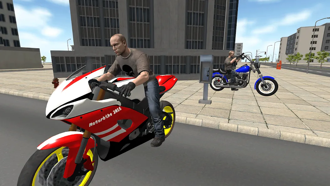 Скачать взломанную Bike Driving: Police Chase  [МОД Все открыто] — стабильная версия apk на Андроид screen 4