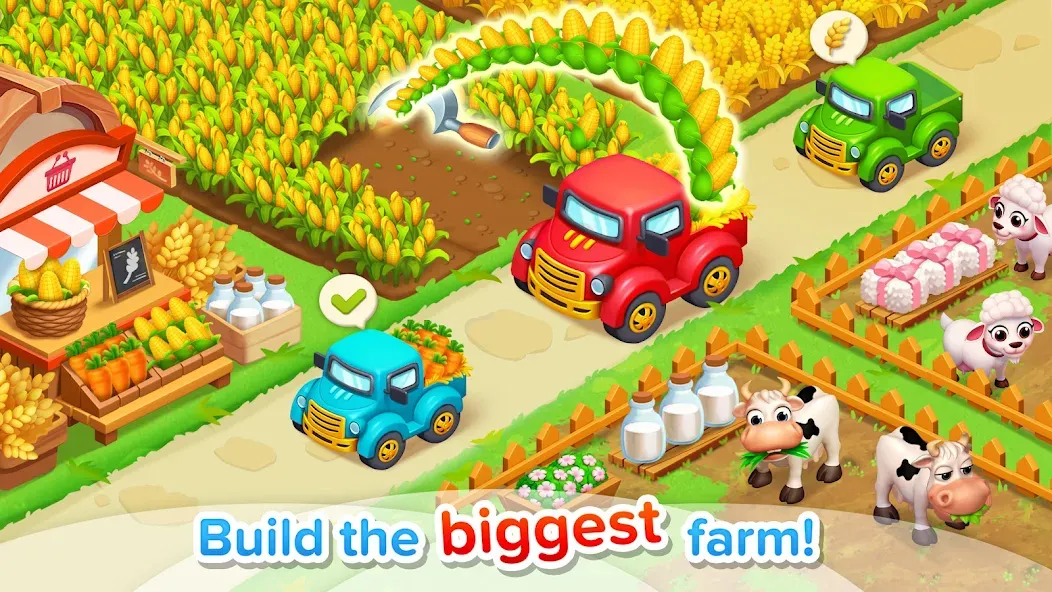 Скачать взломанную Family Farm Seaside  [МОД Menu] — стабильная версия apk на Андроид screen 2