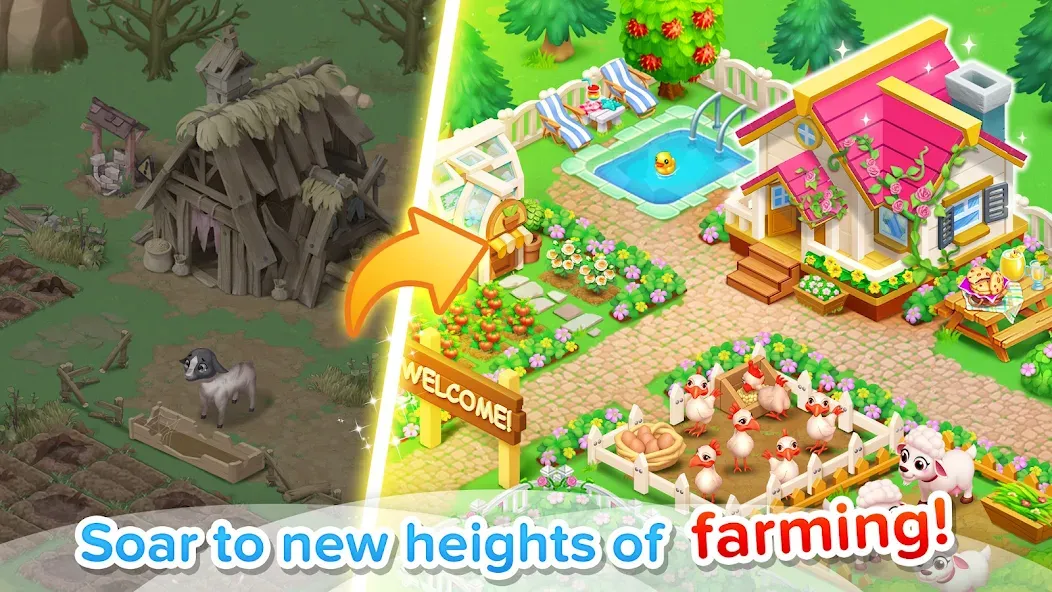 Скачать взломанную Family Farm Seaside  [МОД Menu] — стабильная версия apk на Андроид screen 4