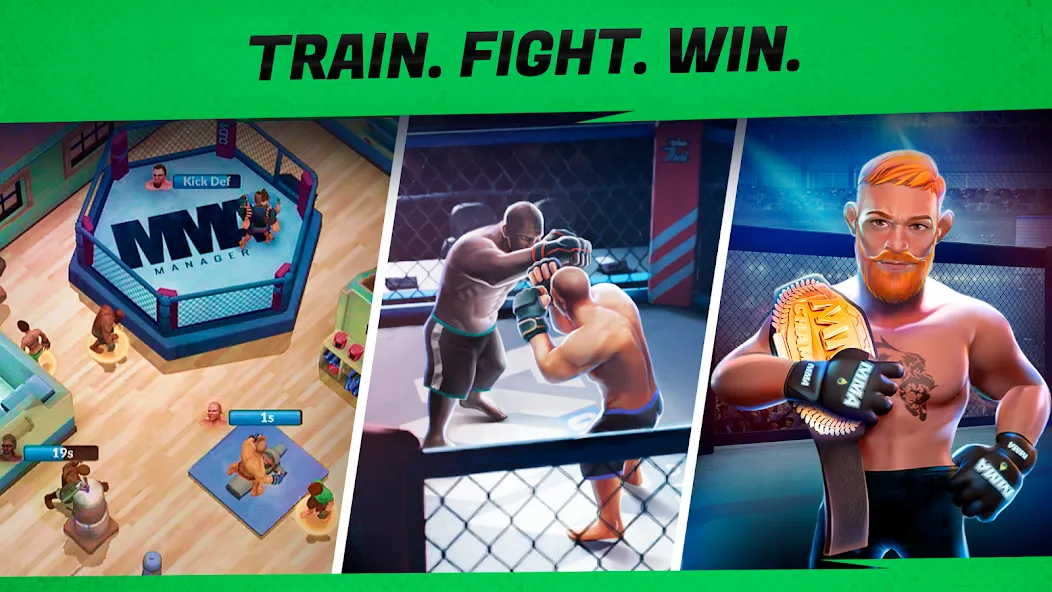 Скачать взломанную MMA Manager 2: Ultimate Fight (ММА Менеджер 2)  [МОД Unlimited Money] — полная версия apk на Андроид screen 5