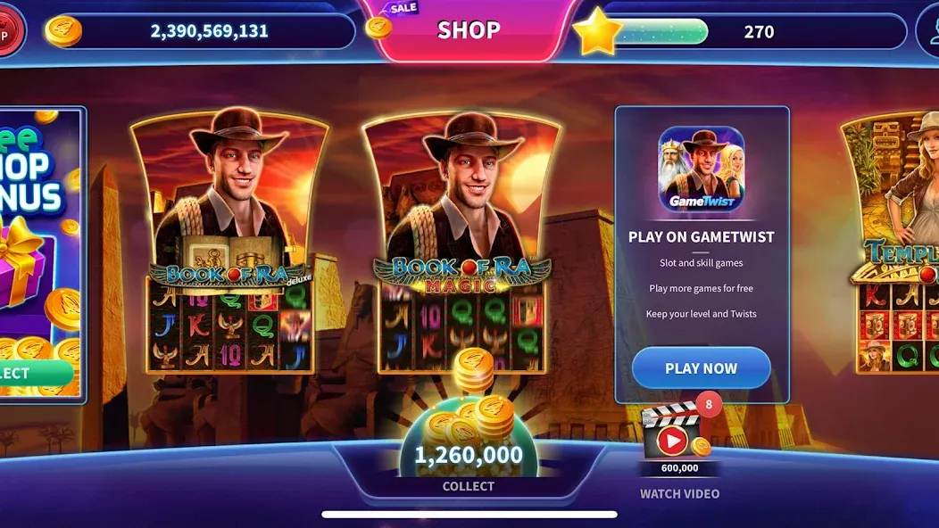 Скачать взлом Book of Ra™ Deluxe Slot (Бук оф Ра Делюкс Слот)  [МОД Mega Pack] — полная версия apk на Андроид screen 2