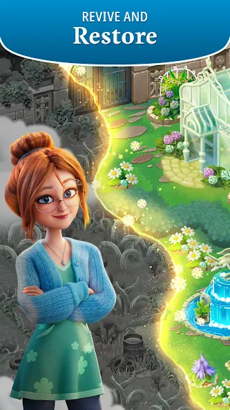 Взлом Merge Gardens (Мерж Гарденс)  [МОД Много монет] — стабильная версия apk на Андроид screen 2