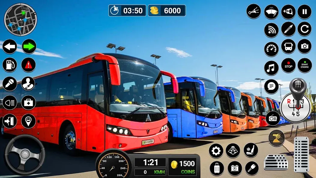 Взломанная Bus Simulator Game: Coach Game  [МОД Много денег] — полная версия apk на Андроид screen 1