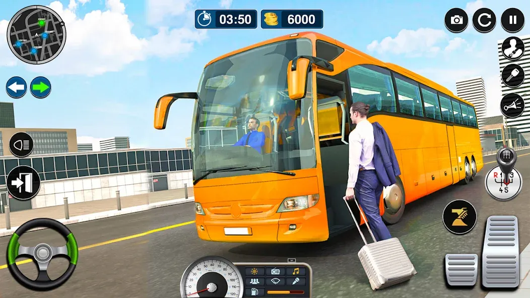 Взломанная Bus Simulator Game: Coach Game  [МОД Много денег] — полная версия apk на Андроид screen 2