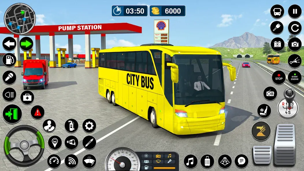 Взломанная Bus Simulator Game: Coach Game  [МОД Много денег] — полная версия apk на Андроид screen 3