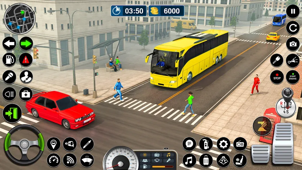 Взломанная Bus Simulator Game: Coach Game  [МОД Много денег] — полная версия apk на Андроид screen 4