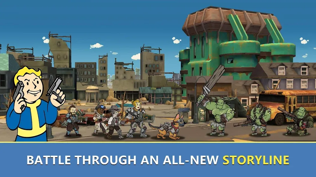 Взломанная Fallout Shelter Online (Фоллаут Шелтер Онлайн)  [МОД Много денег] — полная версия apk на Андроид screen 2