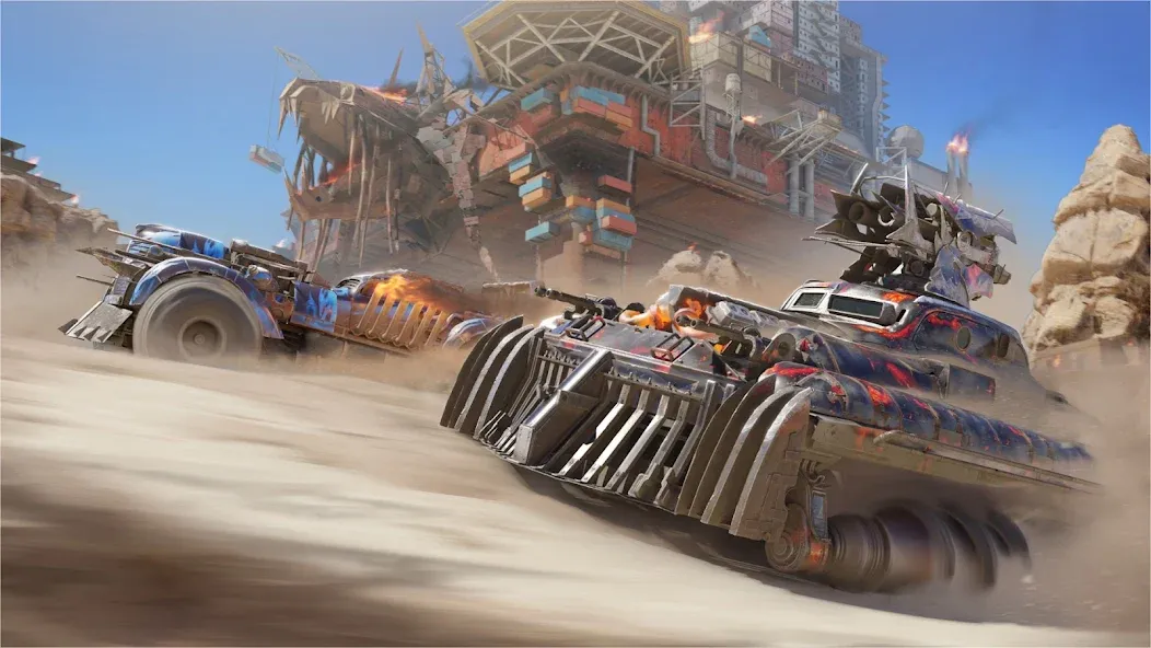 Взломанная Crossout Mobile — PvP Action (Кроссаут Мобайл)  [МОД Unlimited Money] — стабильная версия apk на Андроид screen 1