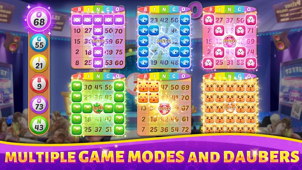 Скачать взлом Bingo Rush — Club Bingo Games (Бинго Раш)  [МОД Меню] — полная версия apk на Андроид screen 2