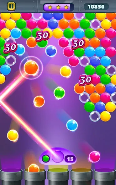 Скачать взлом Action Bubble Game (Экшн Бабл Игра)  [МОД Много денег] — полная версия apk на Андроид screen 2