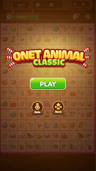 Взломанная Onet Connect Animal Game (Онет Соединить Животные игра)  [МОД Много монет] — последняя версия apk на Андроид screen 1