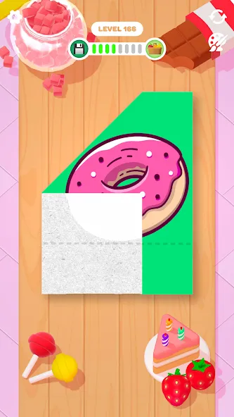 Скачать взломанную Paper Fold (Пэйпер Фолд)  [МОД Все открыто] — полная версия apk на Андроид screen 2