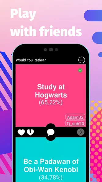 Взлом Would You Rather? questions  [МОД Много денег] — полная версия apk на Андроид screen 3