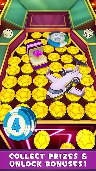 Взлом Coin Dozer: Casino (Коин Дозер)  [МОД Все открыто] — стабильная версия apk на Андроид screen 2