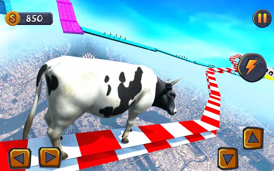 Взлом Epic Cow Ramp Rush Run Game  [МОД Mega Pack] — стабильная версия apk на Андроид screen 3