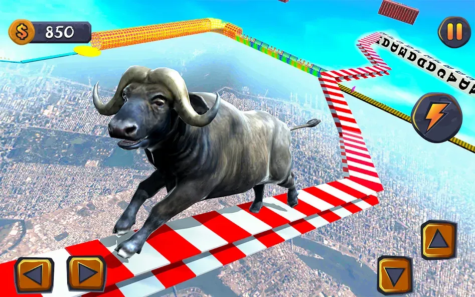 Взлом Epic Cow Ramp Rush Run Game  [МОД Mega Pack] — стабильная версия apk на Андроид screen 4