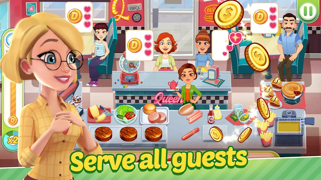 Взлом Delicious World — Cooking Game (Делишес Ворлд)  [МОД Бесконечные деньги] — полная версия apk на Андроид screen 3