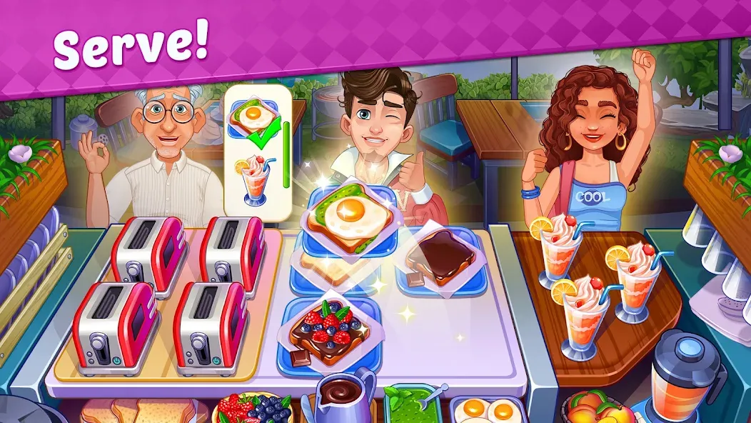 Взлом My Cafe Shop : Cooking Games (Мой Кафе Шоп)  [МОД Много денег] — стабильная версия apk на Андроид screen 3