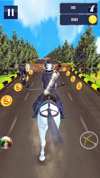 Взлом Cowboy Horse Run  [МОД Бесконечные монеты] — стабильная версия apk на Андроид screen 1