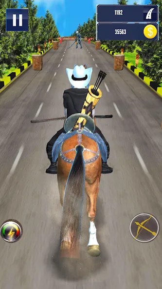 Взлом Cowboy Horse Run  [МОД Бесконечные монеты] — стабильная версия apk на Андроид screen 2