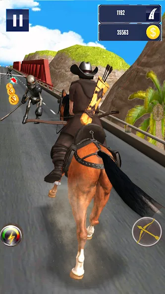 Взлом Cowboy Horse Run  [МОД Бесконечные монеты] — стабильная версия apk на Андроид screen 4