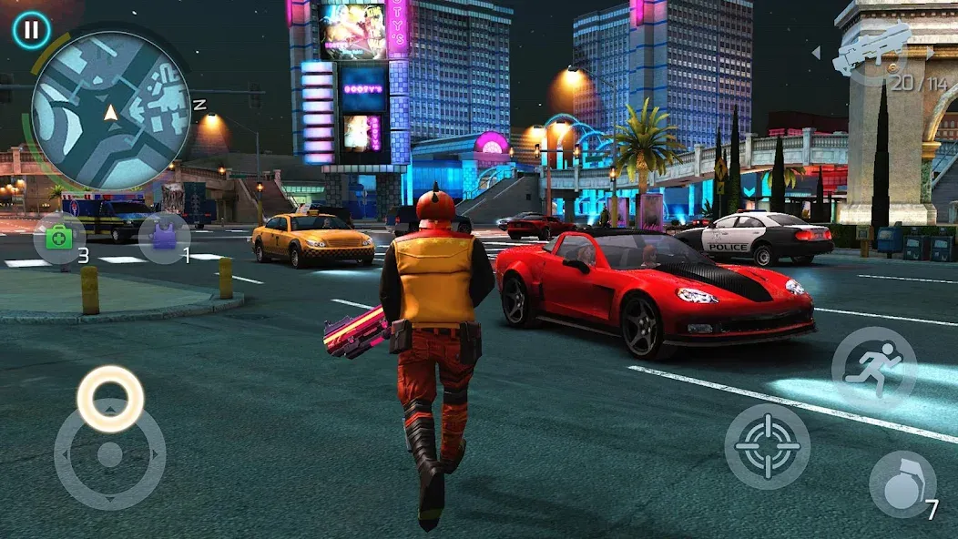 Взломанная Gangstar Vegas: World of Crime (Гангстар Вегас)  [МОД Mega Pack] — полная версия apk на Андроид screen 5