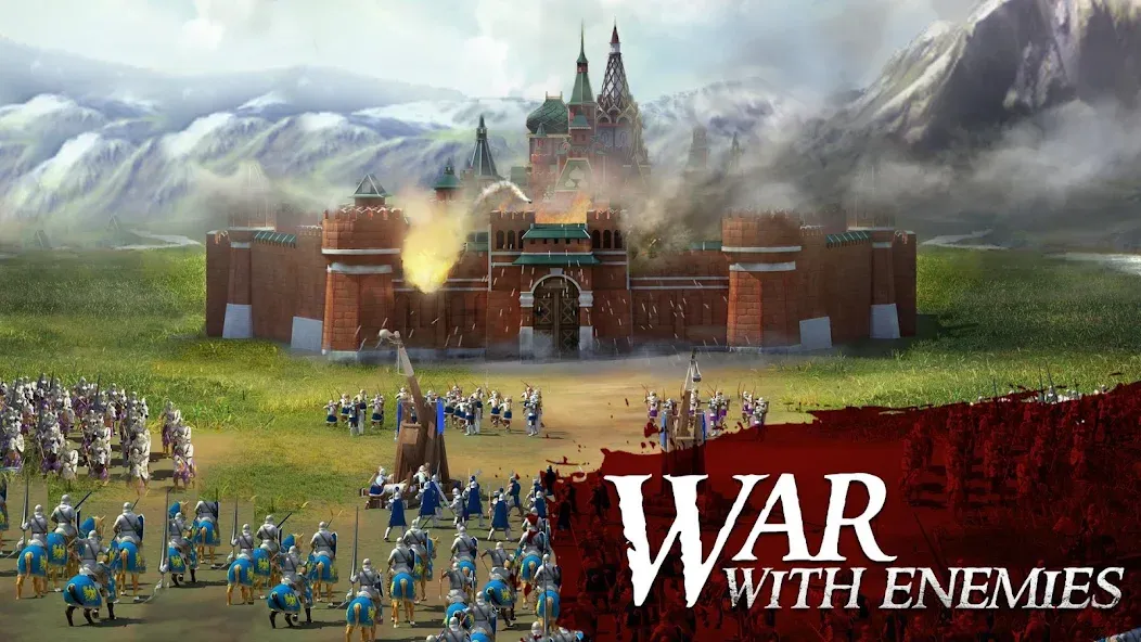 Скачать взломанную March of Empires: War Games (Марч оф Эмпайрс)  [МОД Много денег] — стабильная версия apk на Андроид screen 2