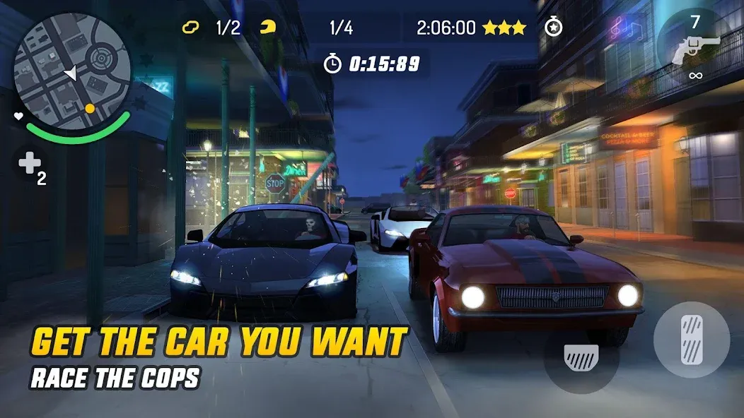 Взломанная Gangstar New Orleans (Гангстар)  [МОД Unlocked] — стабильная версия apk на Андроид screen 3