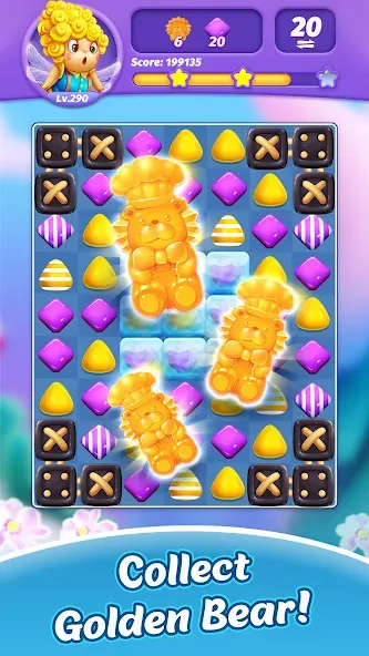 Взломанная Candy Charming — Match 3 Games (энди Чарминг)  [МОД Бесконечные монеты] — полная версия apk на Андроид screen 3