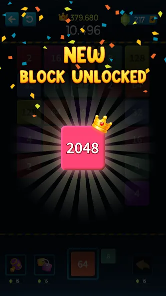 Взломанная 1M — Merge Number Block Puzzle  [МОД Unlimited Money] — последняя версия apk на Андроид screen 5